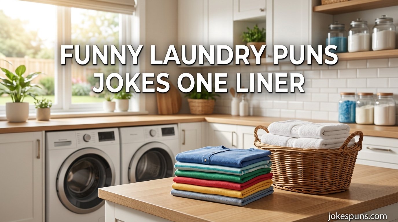 Funny Laundry Puns Jokes One Liner