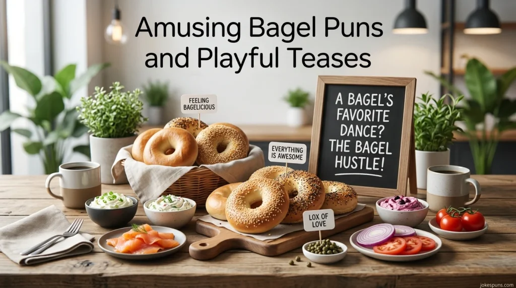 Amusing Bagel Puns and Playful Teases