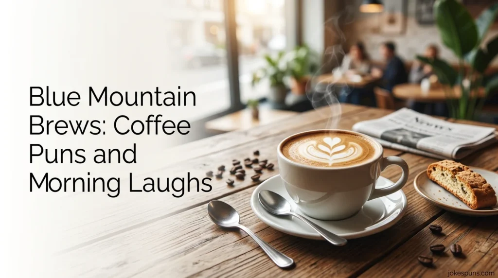 Blue Mountain Brews: Coffee Puns and Morning Laughs