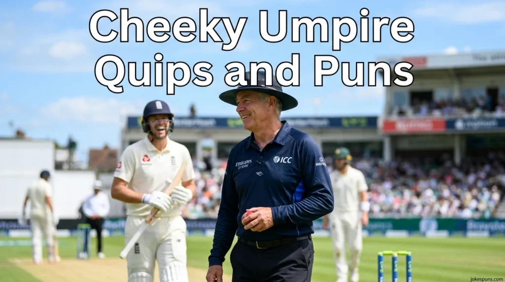 Cheeky Umpire Quips and Puns