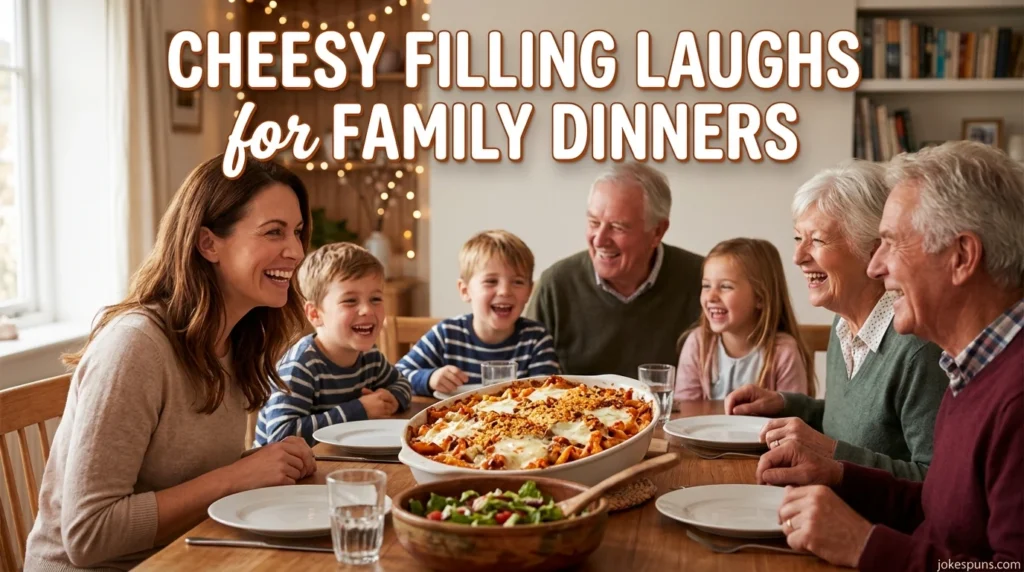 Cheesy Filling Laughs for Family Dinners