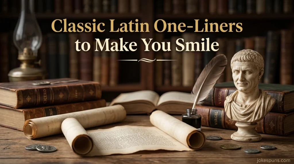 Classic Latin One-Liners to Make You Smile