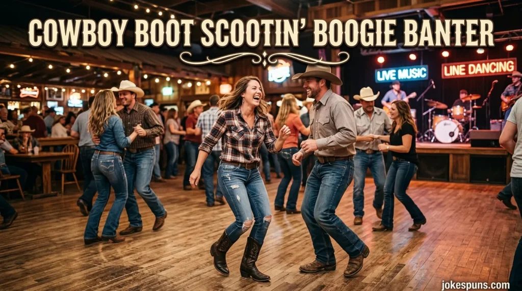 Cowboy Boot Scootin’ Boogie Banter