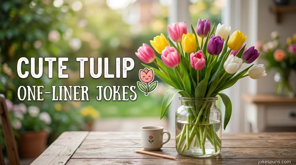 Cute Tulip One-Liner Jokes