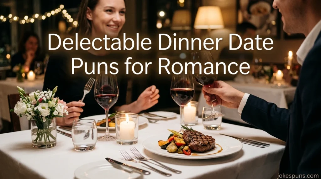 Delectable Dinner Date Puns for Romance