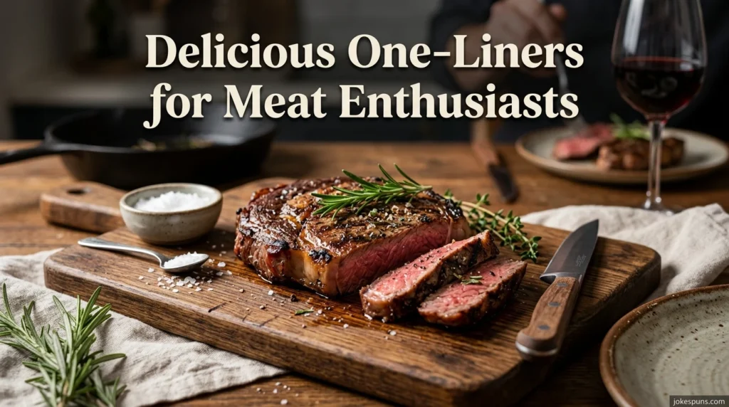 Delicious One-Liners for Meat Enthusiasts
