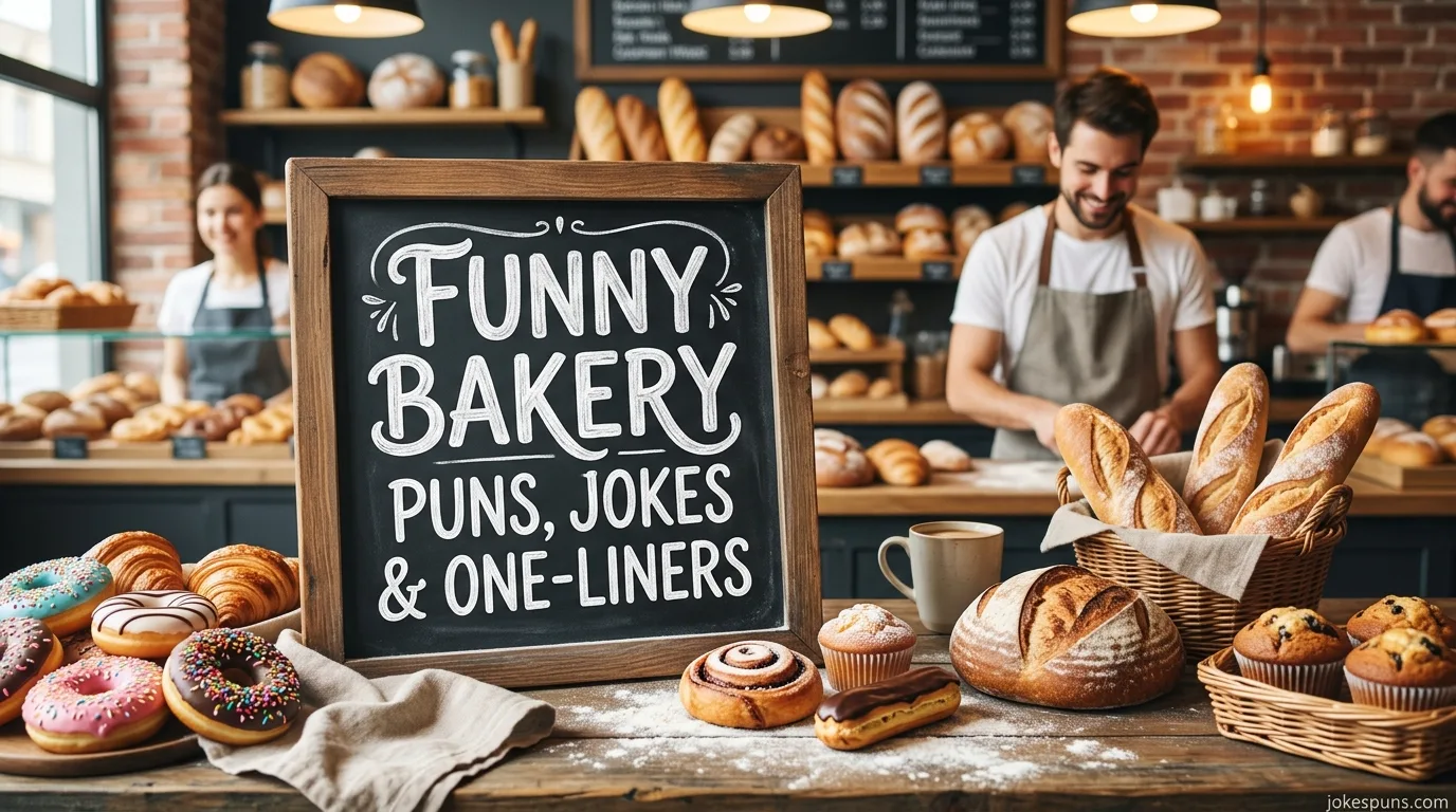 Funny Bakery Puns Jokes One Liner