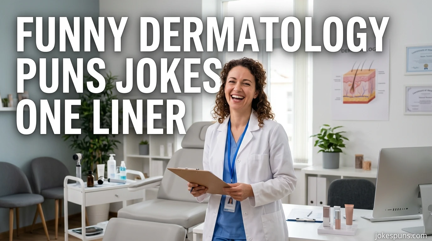 Funny Dermatology Puns Jokes One Liner