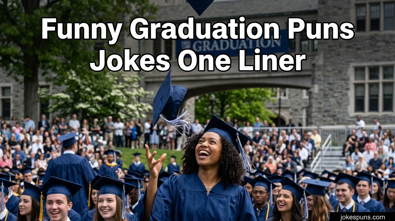 Funny Graduation Puns Jokes One Liner