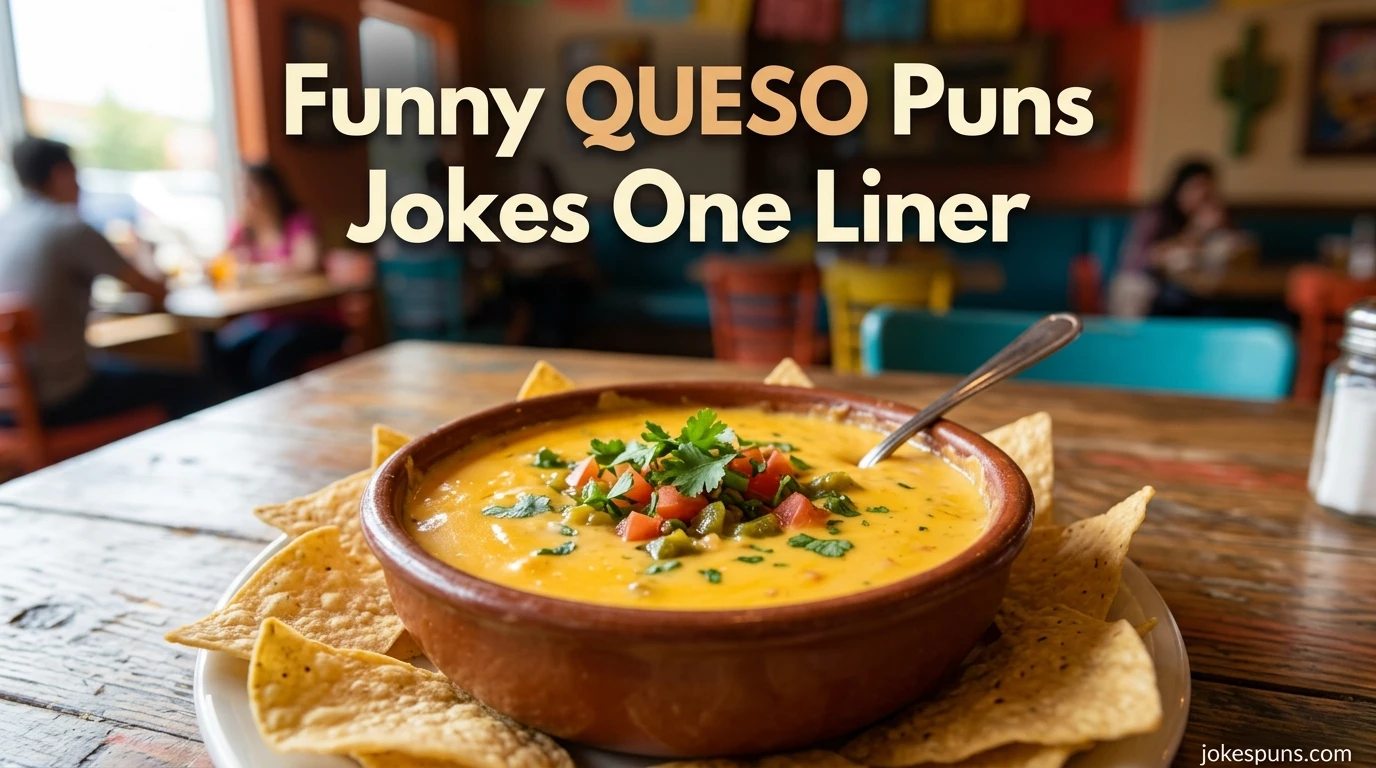 Funny Queso Puns Jokes One Liner