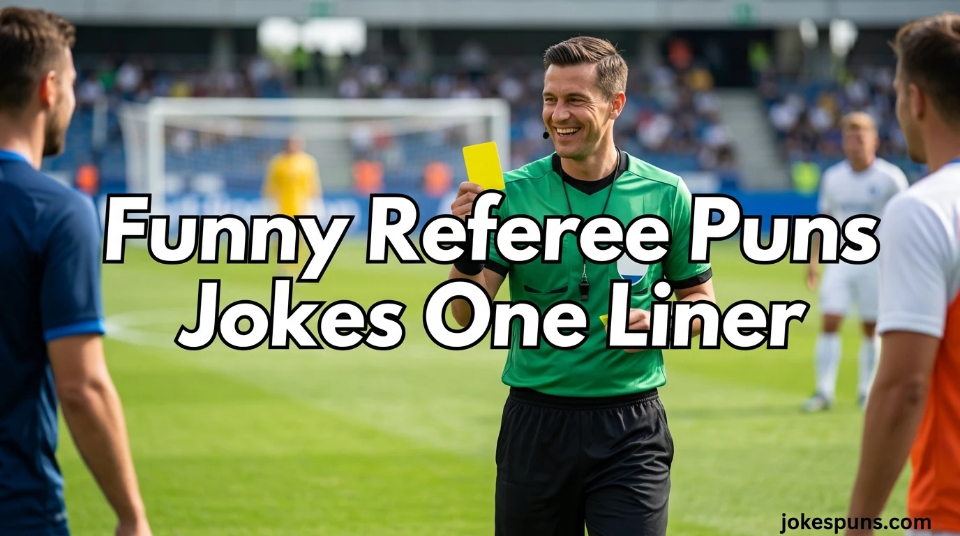 Funny Referee Puns Jokes One Liner
