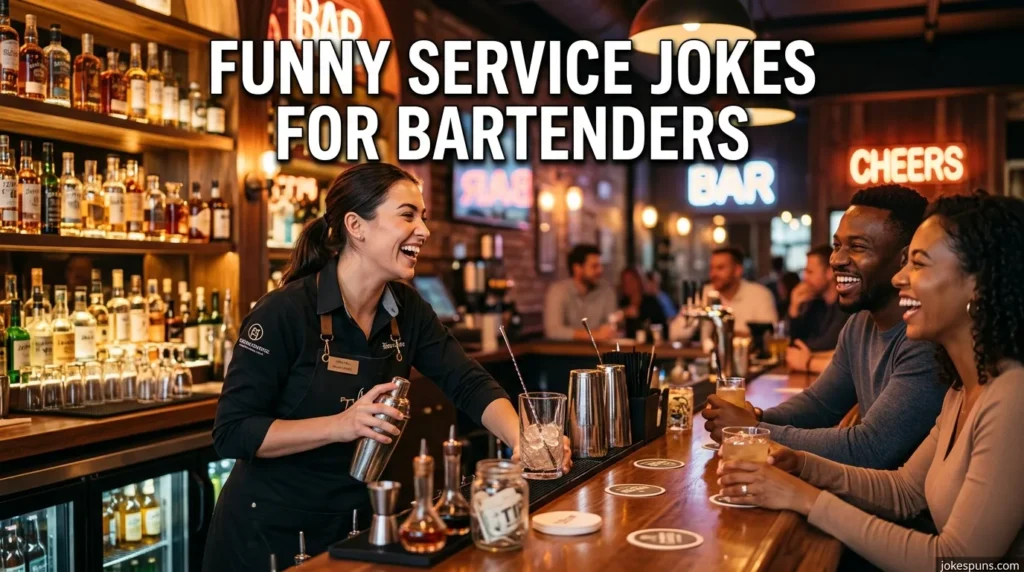 Funny Service Jokes for Bartenders