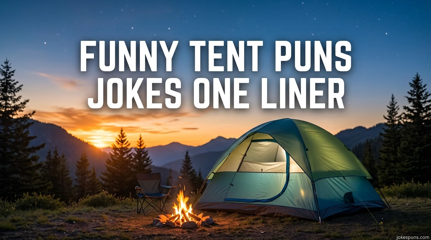 Funny Tent Puns Jokes One Liner