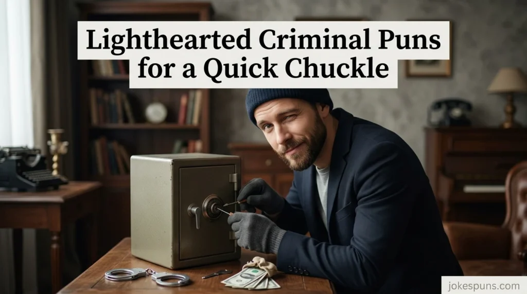 Lighthearted Criminal Puns for a Quick Chuckle