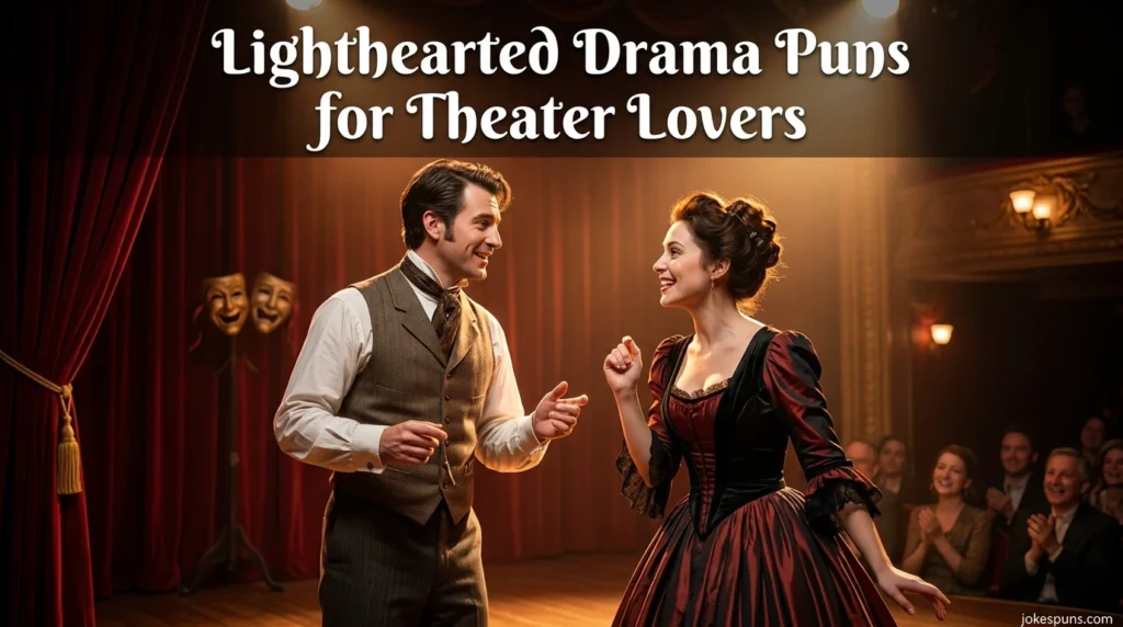 Lighthearted Drama Puns for Theater Lovers