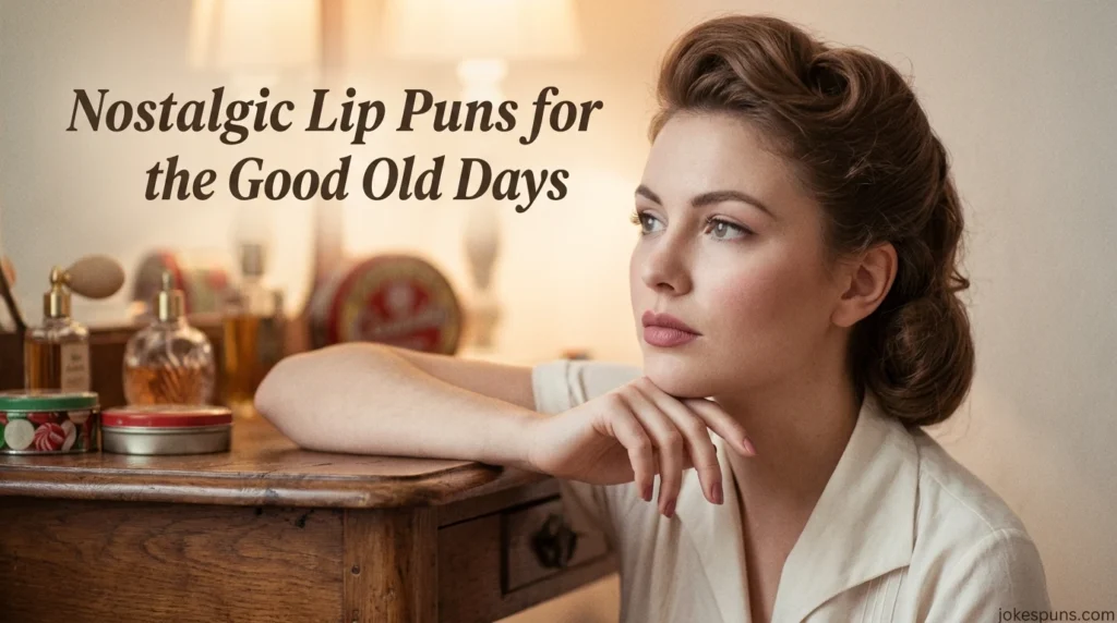 Nostalgic Lip Puns for the Good Old Days