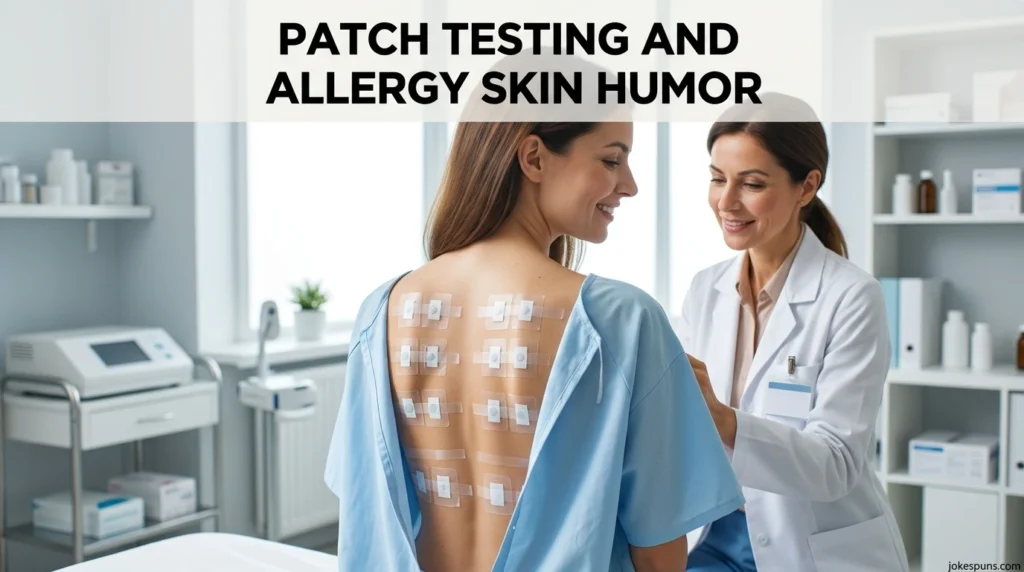 Patch Testing and Allergy Skin Humor