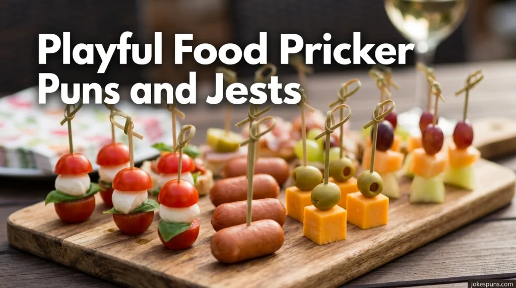 Playful Food Pricker Puns and Jests