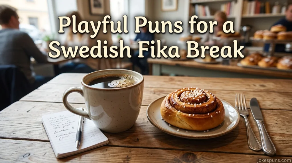 Playful Puns for a Swedish Fika Break