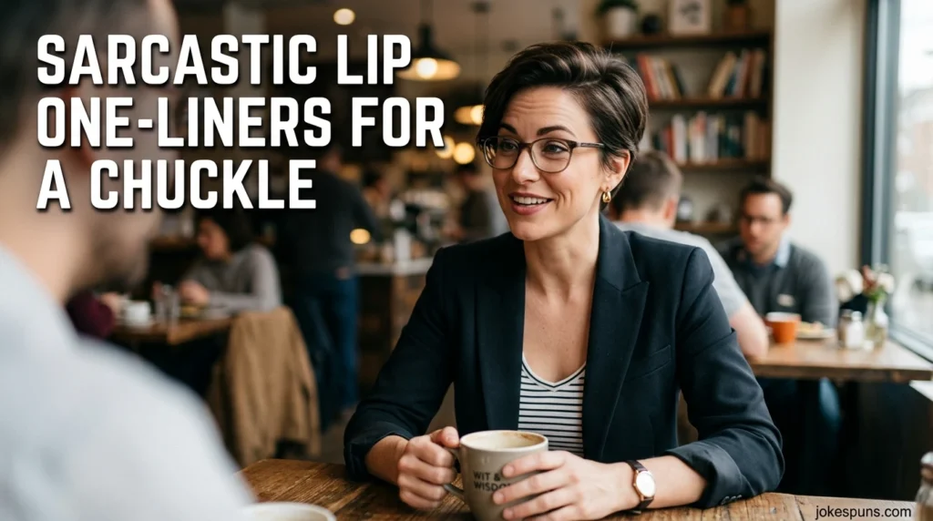 Sarcastic Lip One-Liners for a Chuckle