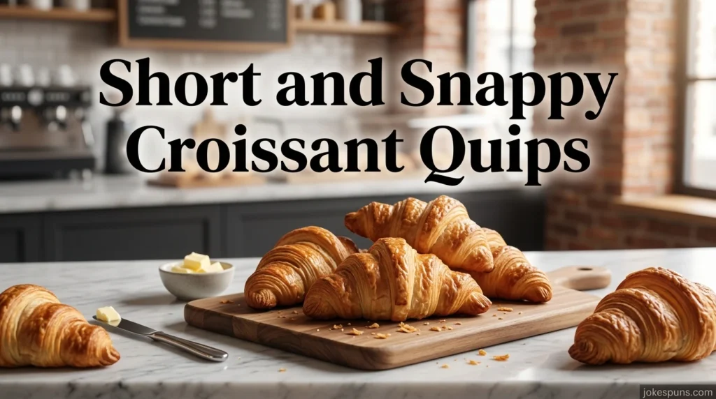 Short and Snappy Croissant Quips