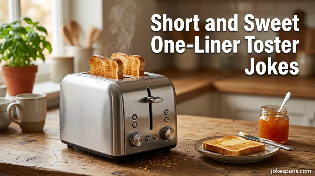 Short and Sweet One-Liner Toaster Jokes
