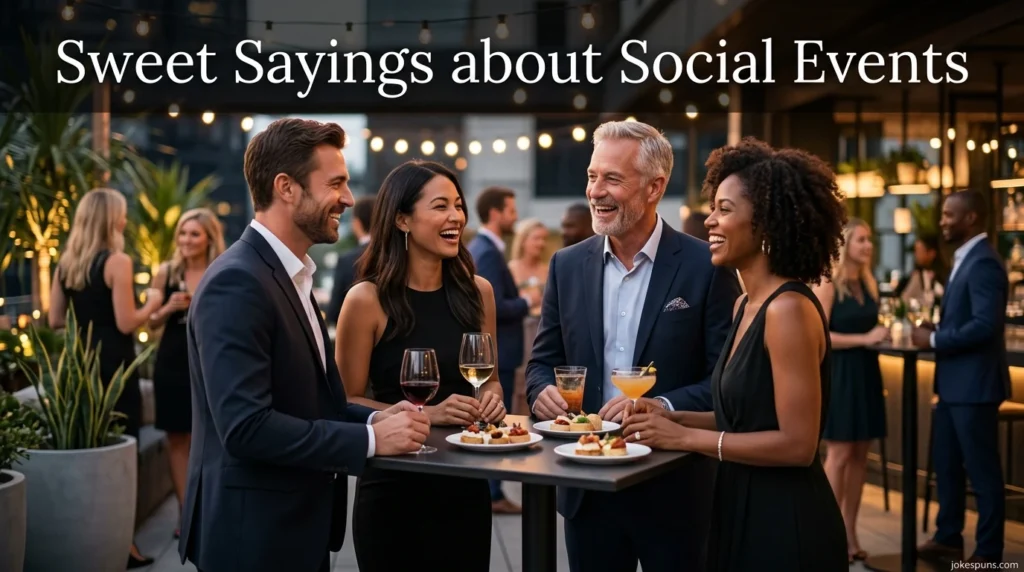 Sweet Sayings about Social Events
