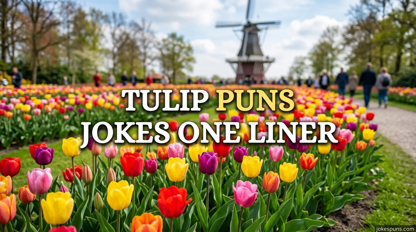 Tulip Puns Jokes One Liner