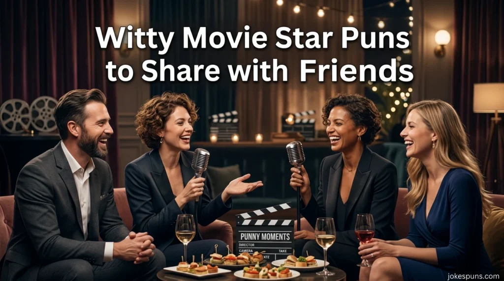 Witty Movie Star Puns to Share with Friends