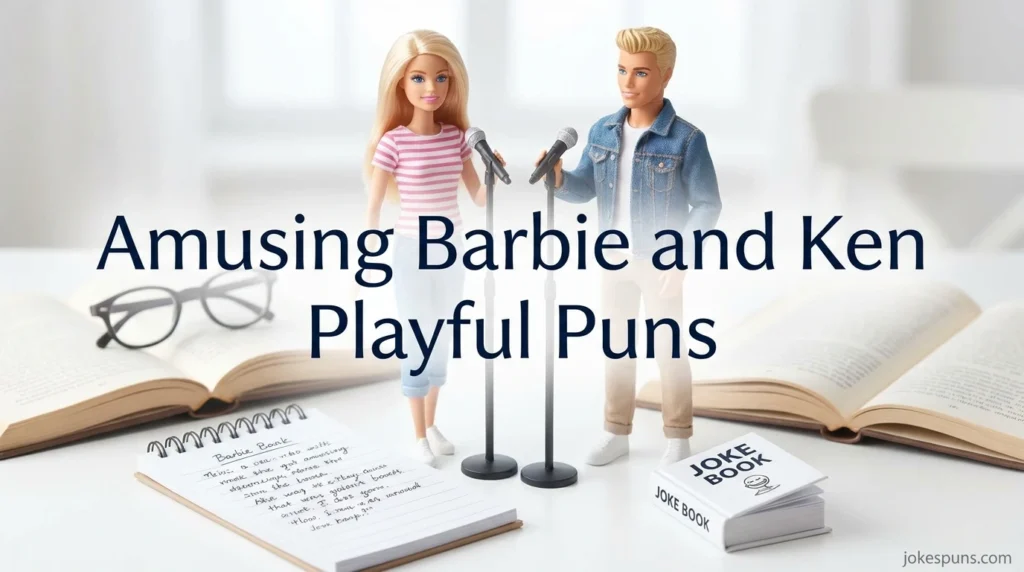 Amusing Barbie and Ken Playful Puns