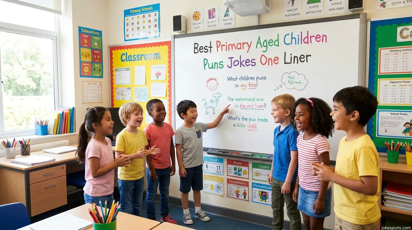 Best Primary Aged Children Puns Jokes One Liner
