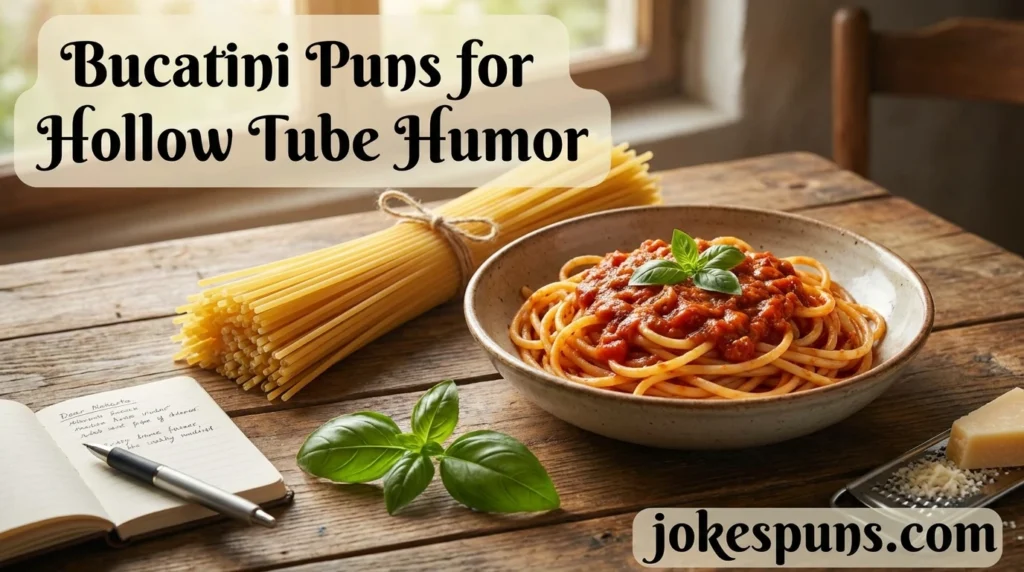 Bucatini Puns for Hollow Tube Humor