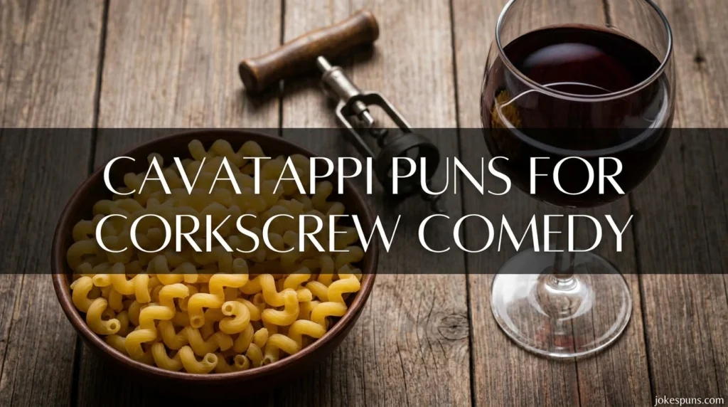 Cavatappi Puns for Corkscrew Comedy