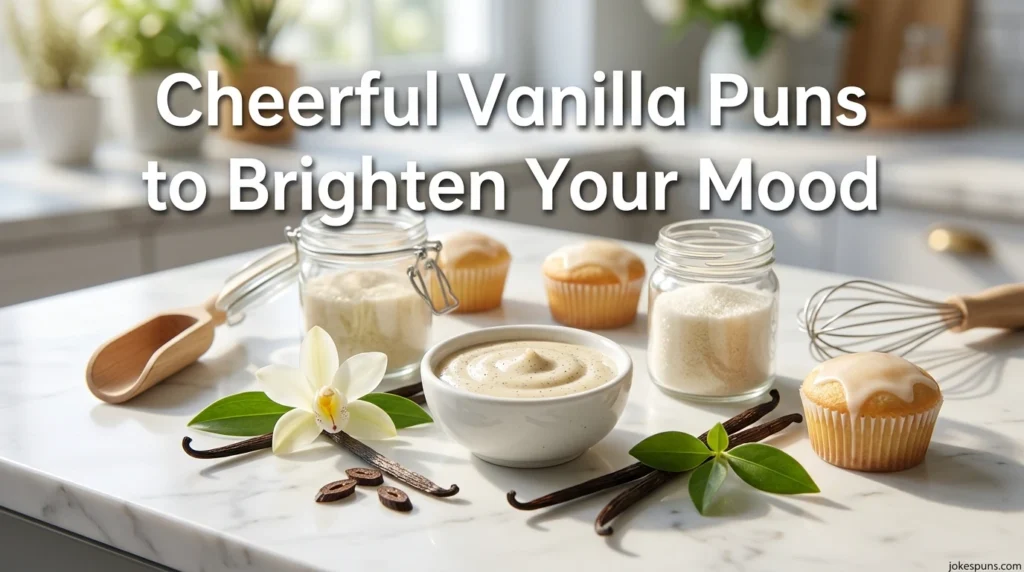Cheerful Vanilla Puns to Brighten Your Mood