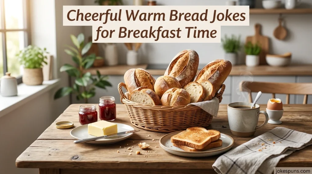 Cheerful Warm Bread Jokes for Breakfast Time