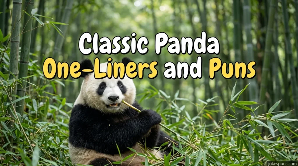 Classic Panda One-Liners and Puns