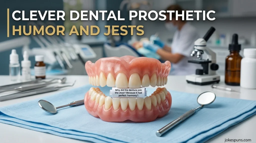 Clever Dental Prosthetic Humor and Jests