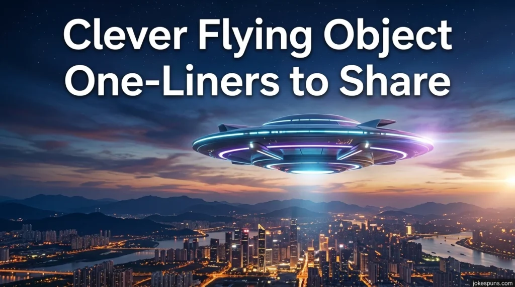 Clever Flying Object One-Liners to Share