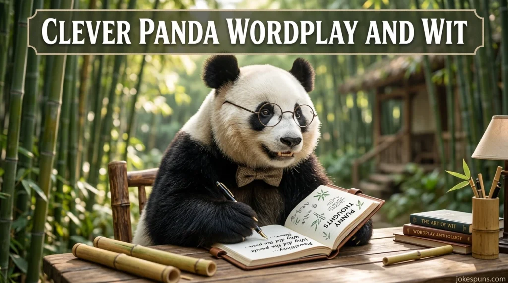 Clever Panda Wordplay and Wit