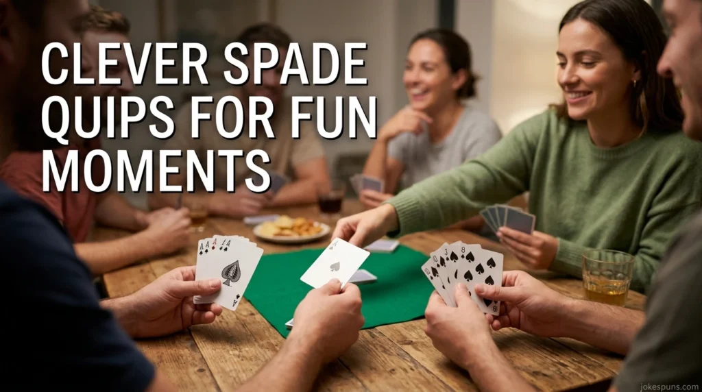 Clever Spade Quips for Fun Moments