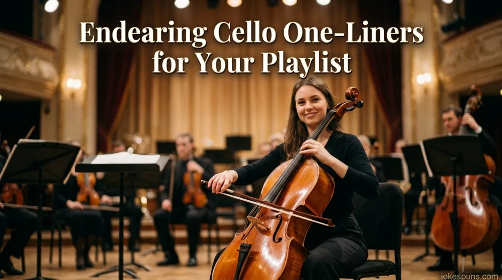 Endearing Cello One-Liners for Your Playlist