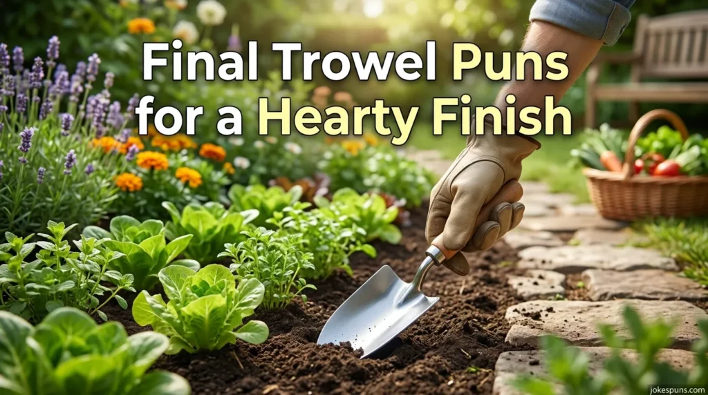Final Trowel Puns for a Hearty Finish