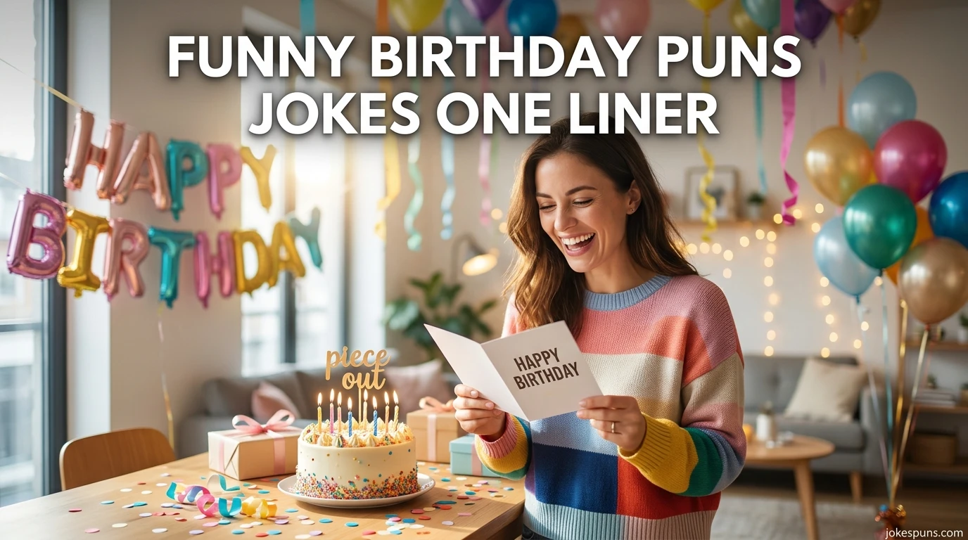 Funny Birthday Puns Jokes One Liner