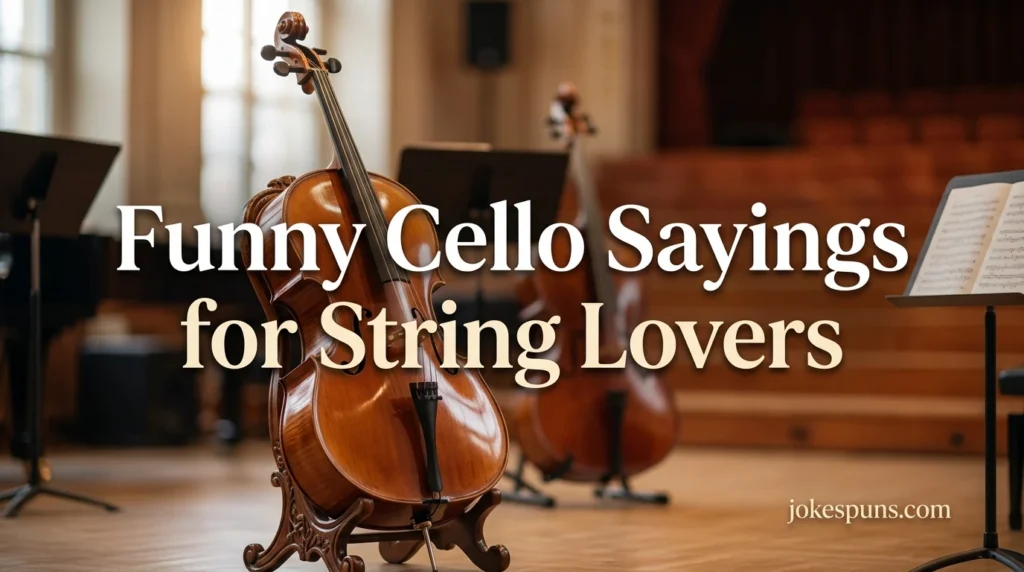 Funny Cello Sayings for String Lovers