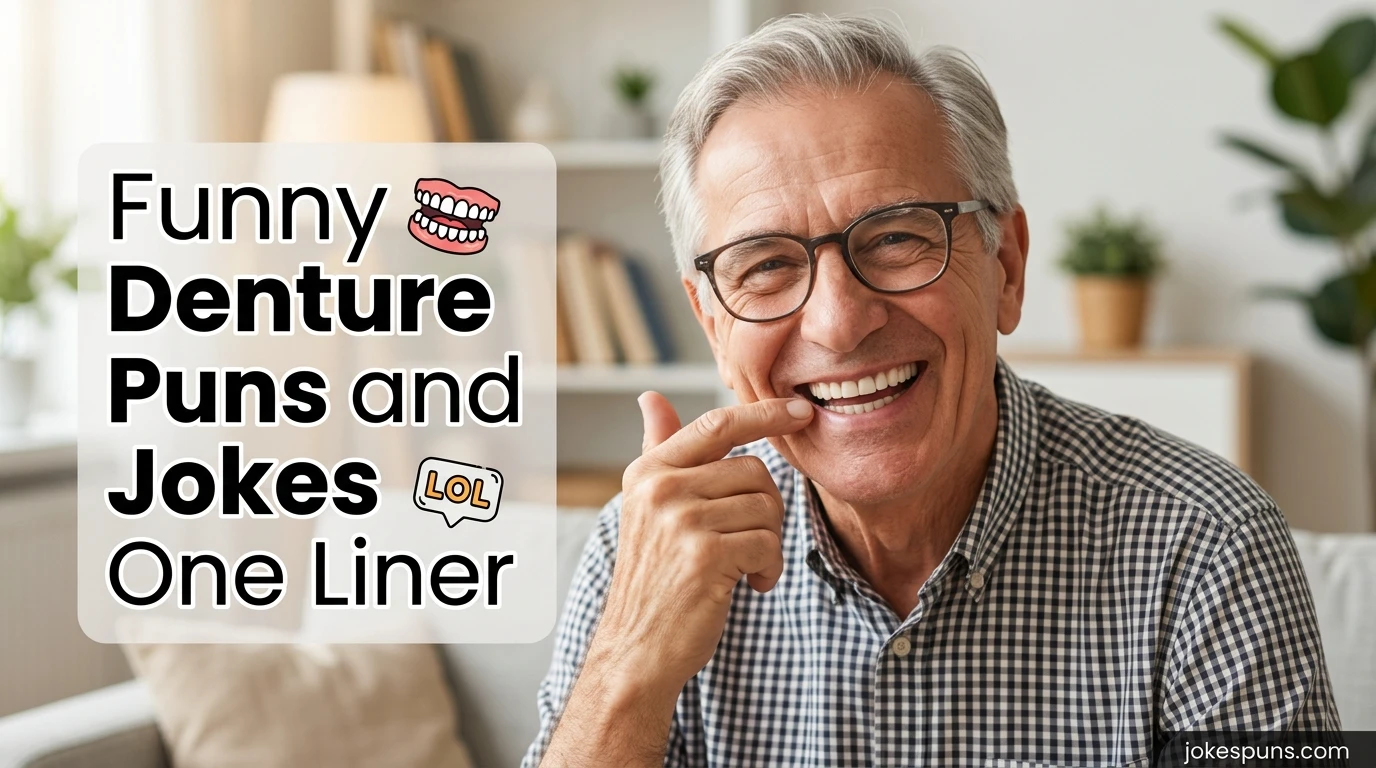 Funny Denture Puns and Jokes One Liner