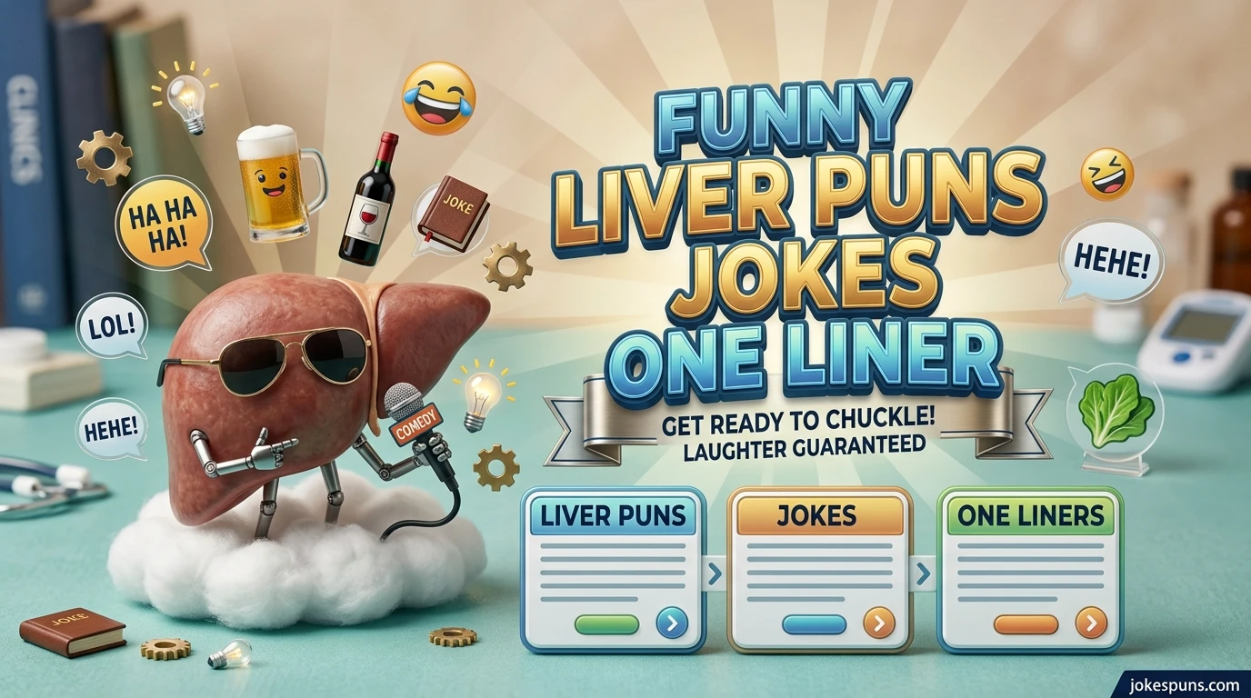 Funny Liver Puns Jokes One Liner