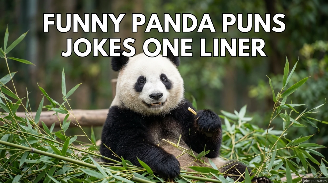 Funny Panda Puns Jokes One Liner