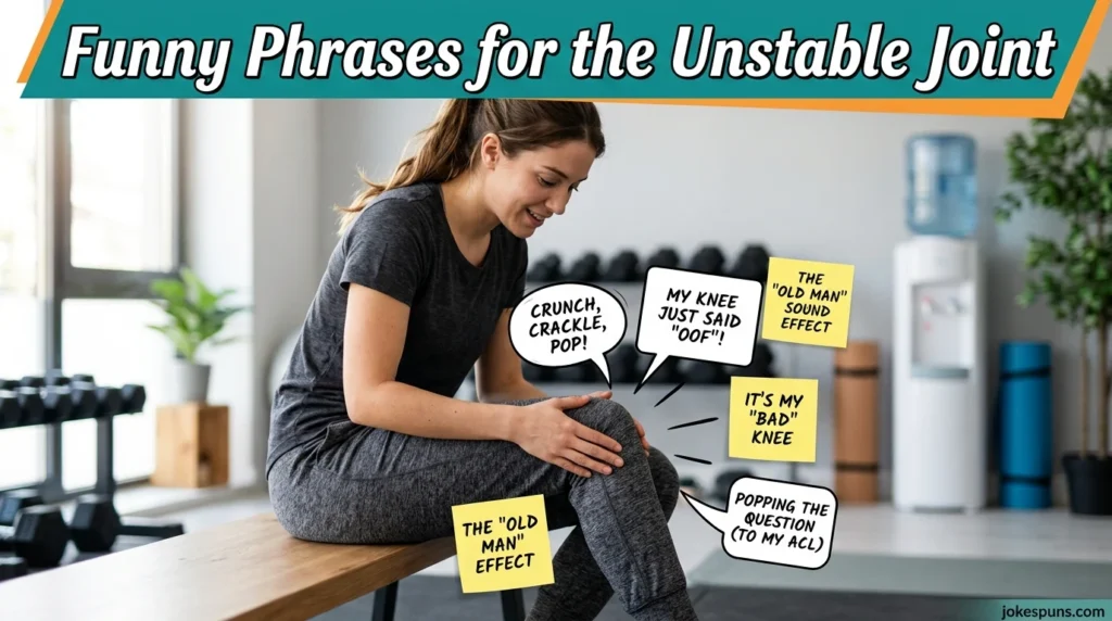 Funny Phrases for the Unstable Joint