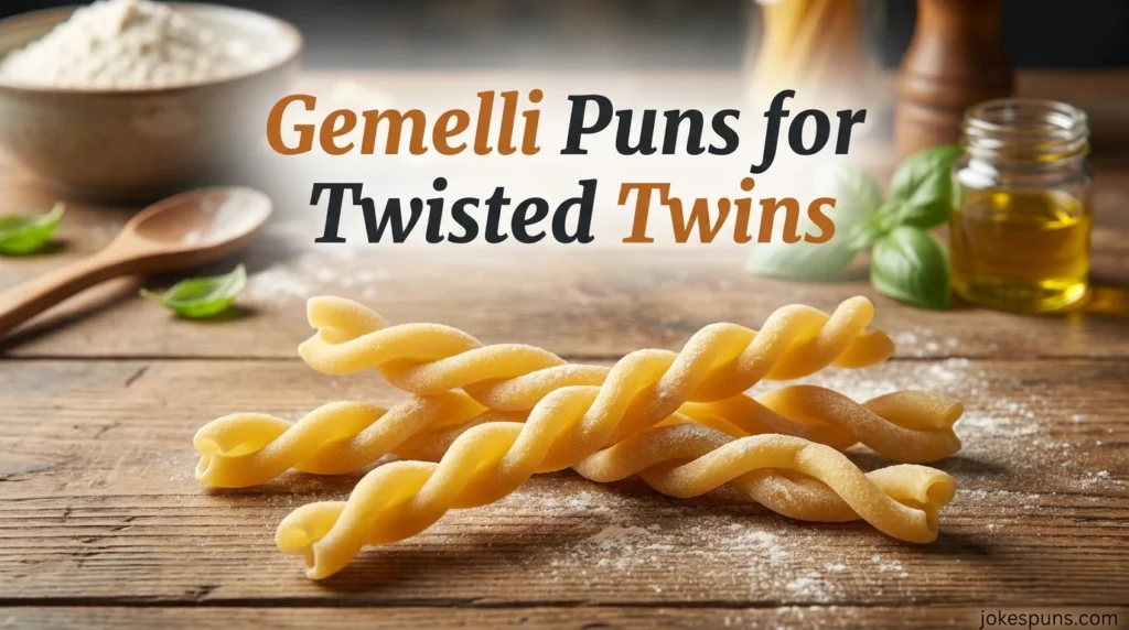 Gemelli Puns for Twisted Twins