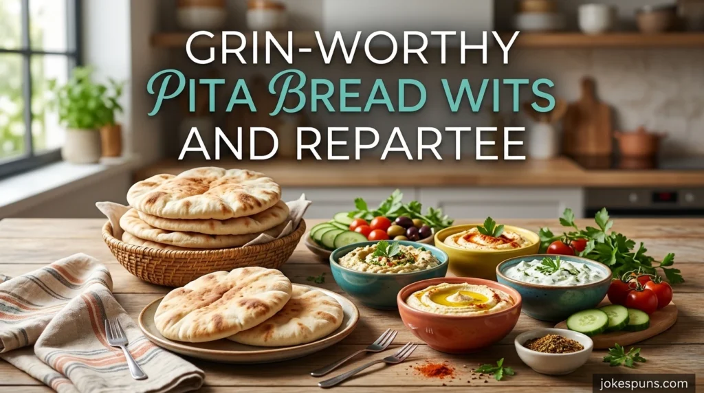 Grin-Worthy Pita Bread Wits and Repartee